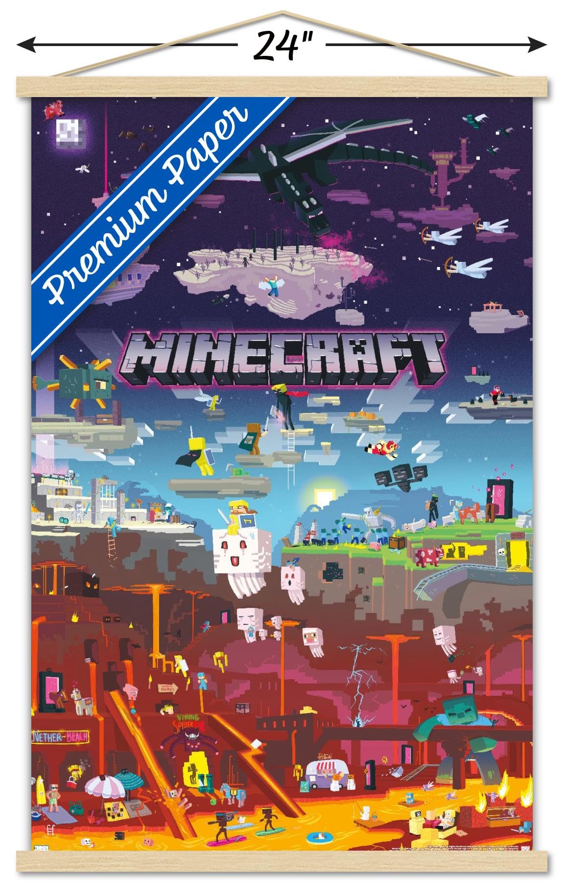 Amazon.co.jp: Trends International Minecraft - World Beyond